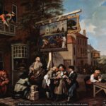 William Hogarth, «Canvassing for Votes», 1754–55. Sir John Soane's Museum, London.
