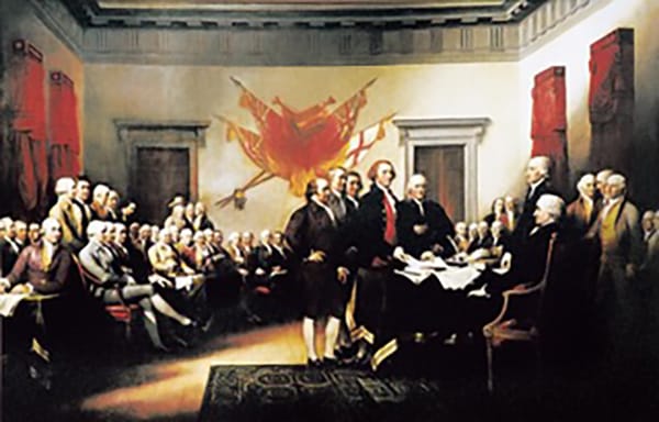 250th anniversary of American independence illustration