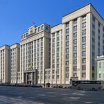 Здание Государственной думы на Охотном Ряду в Москве